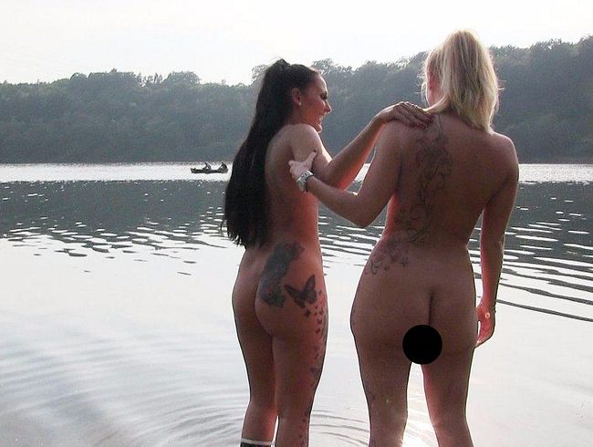 Mira Grey Porno Video: frecher Public pi**! Nackt im Sperrgebiet